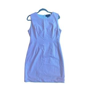 Pink and white striped Kiel James Patrick shift dress size 6